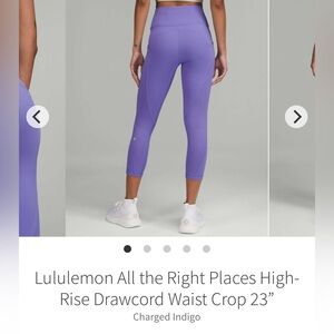 Lululemon All the Right Places leggings